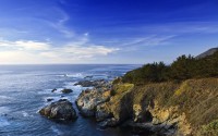 sea coast cliffs