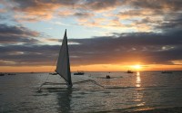 seascape at sunset