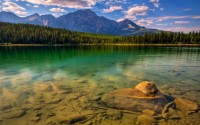 mountain lake landscape