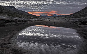 Lake in Jotunheimen National Park, Norway