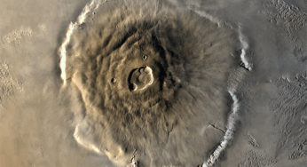 Mars’ Olympus Mons widescreen wallpaper
