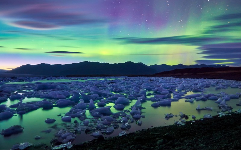 Jokulsarlon glacier lagoon, Iceland