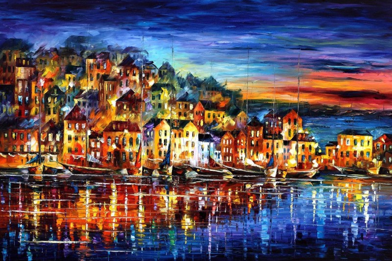 Leonid Afremov impressionistic paintings