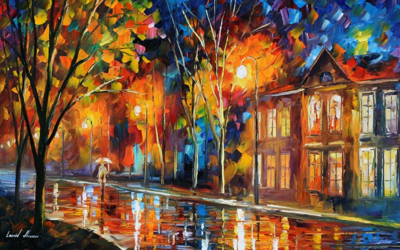 Leonid Afremov impressionistic paintings