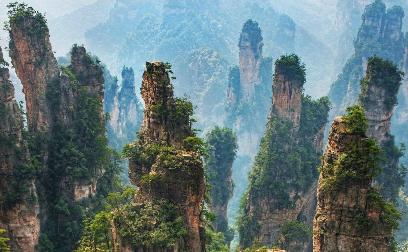 Zhangjiajie National Park - Avatar's Hallelujah Mountains 